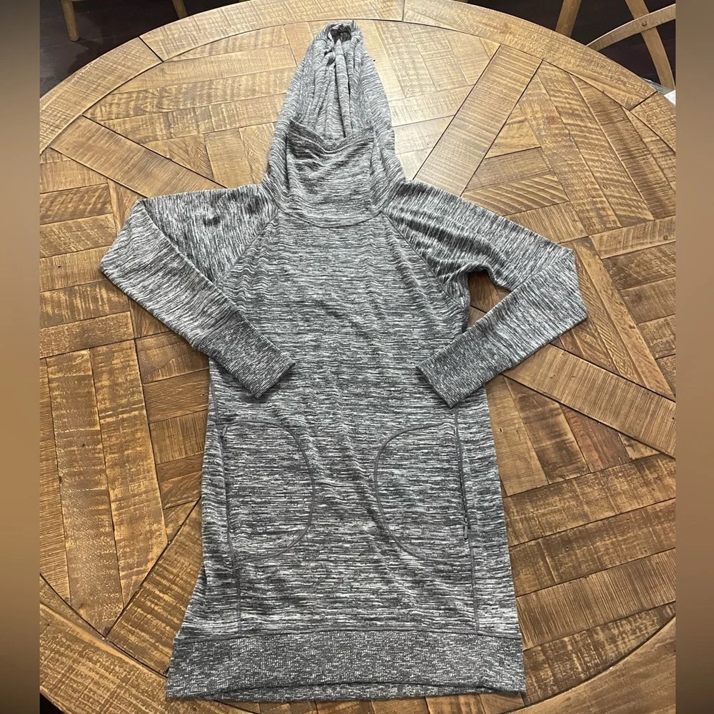 Athleta Women’s Blissful Hoodie Tunic Sweater Dress - Picture 1 of 8